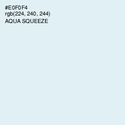 #E0F0F4 - Aqua Squeeze Color Image